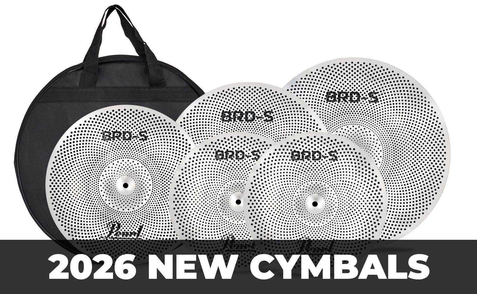 Pearl Drums BRD-S Low Volume Practice Cymbals BRDS