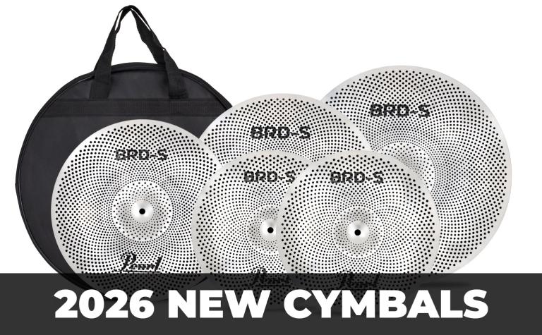 Pearl Drums BRD-S Low Volume Practice Cymbals BRDS