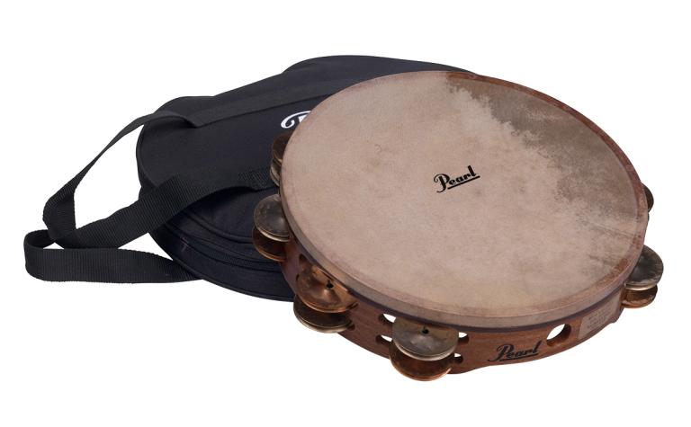 Pearl Orchestral Tambourine German Silver Beryllium Copper PETM1018GC