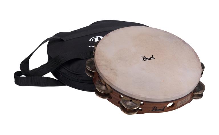 Pearl Orchestral Tambourine German Silver PETM1018GS