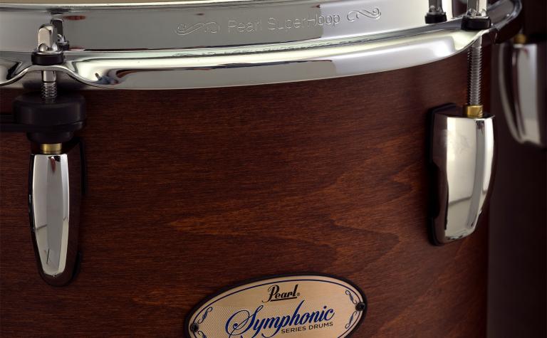 Pearl Symphonic Series Concert Toms PTM SuperHoop II Rims