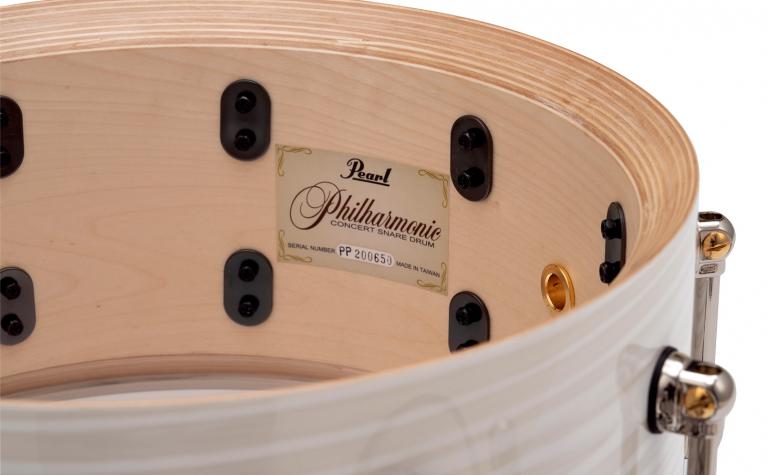 14" x 5" Philharmonic 20-Ply Maple-Birch #854 White Ice Swirl
