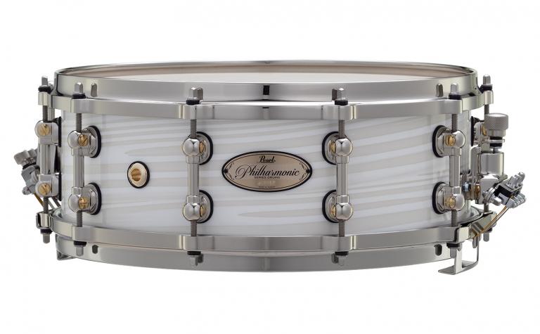 14" x 5" Philharmonic 20-Ply Maple-Birch #854 White Ice Swirl