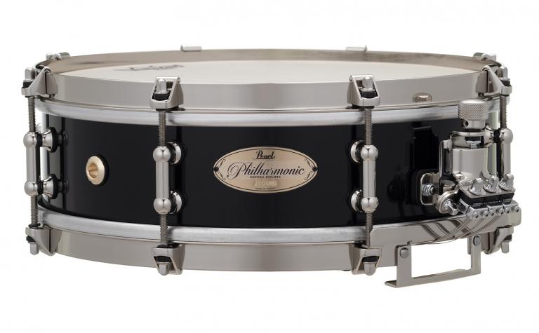 PHP1340N 13x4 Philharmonic 8-Ply Snare Drum 103 Piano Black Lacquer