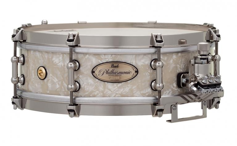PHP1340N 13x4 Philharmonic 8-Ply Snare Drum 405 Nicotine White Marine Pearl