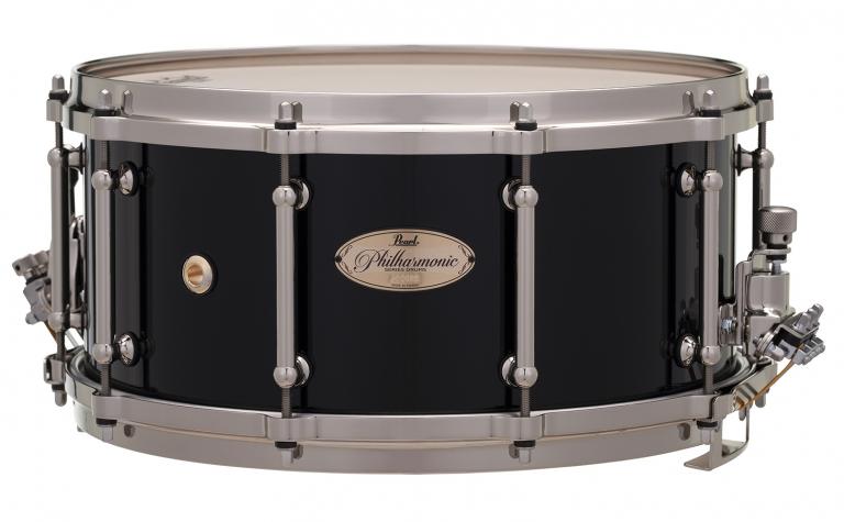 PHP1465N 14x6.5 Philharmonic 8-Ply Snare Drum 103 Piano Black Lacquer