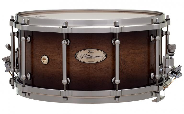 PHP1465N 14x6.5 Philharmonic 8-Ply Snare Drum 314 Gloss Barnwood Brown