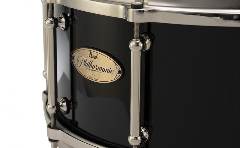 PHP1465N 14x6.5 Philharmonic 8-Ply Snare Drum 103 Piano Black Lacquer