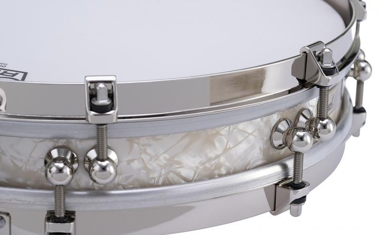 PHP1325/N 13x2.5 Philharmonic Pancake Snare Drum 405 Nicotine White Marine Pearl