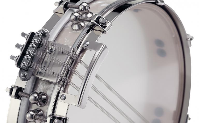 PHP1325/N 13x2.5 Philharmonic Pancake Snare Drum 405 Nicotine White Marine Pearl