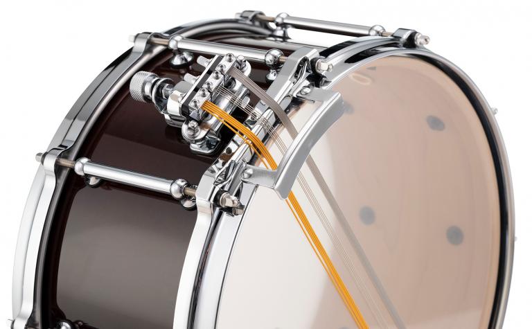 PHM1465C 14x6.5 Philharmonic Solid Maple Snare Drum SR-505 Triad Silent Strainer