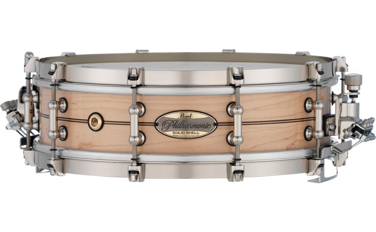 PHSM1440/N1006 14"x 4"Philharmonic Solid Maple #1006 Boxwood Rose Single Inlay