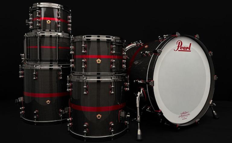 High Gloss Carbon with Red Stripe& Red Gasket 
