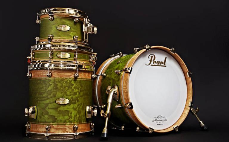 Matte Olive Green with Natural Stripes on Tamo