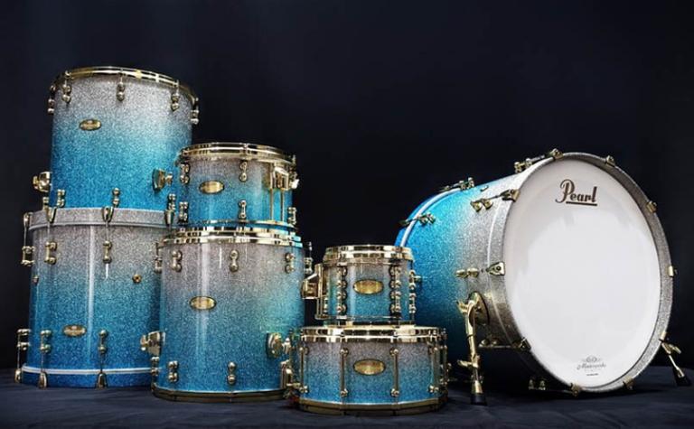 Teal Fade Sparkle with Nickel Hardware