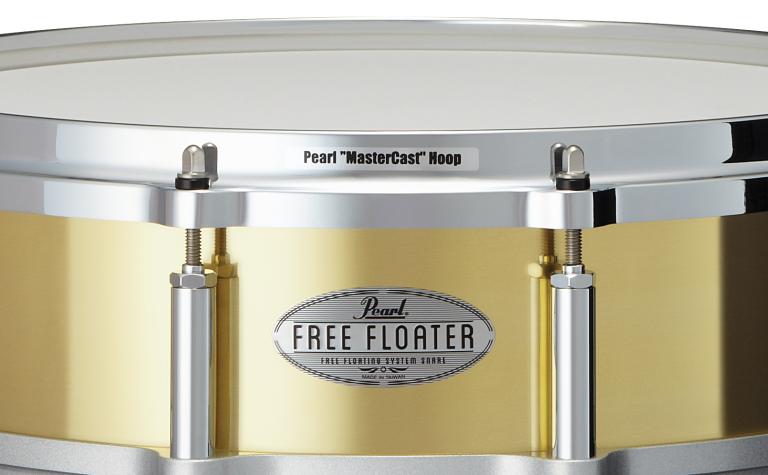 Free Floating 14"x5" Brass Snare Drum