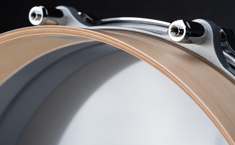 FTBB1435 14x3.5 Free Floating Birch Snare Drum 320 Satin Birch