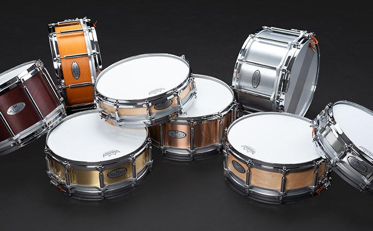 Free Floating 14"x5" Brass Snare Drum Family