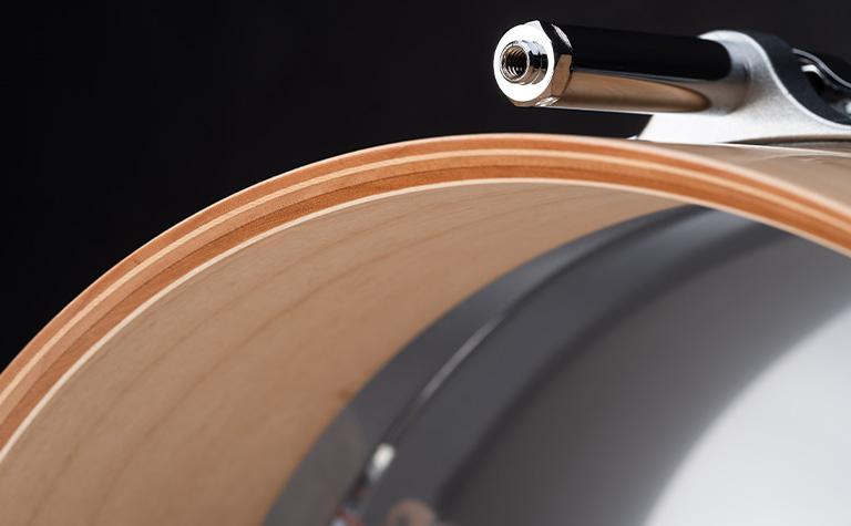 FTMM1450 Free Floater 14x5.0 Maple Snare Drum 321 Satin Maple