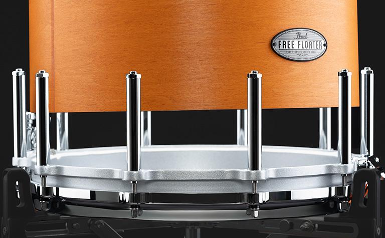 FTMMH1465 Free Floating 14x6.5 Maple Mahogany Snare Drum
