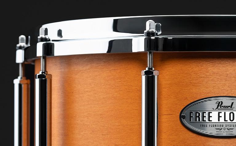 FTMMH1465 Free Floating 14x6.5 Maple Mahogany Snare Drum