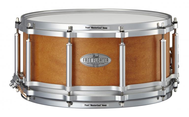 Free Floating 14"x6.5" Maple/Mahogany Snare