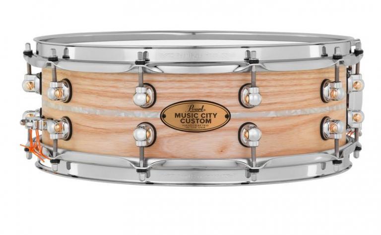 14"x5" Solid Ash w/Nicotine Marine Single Inlay