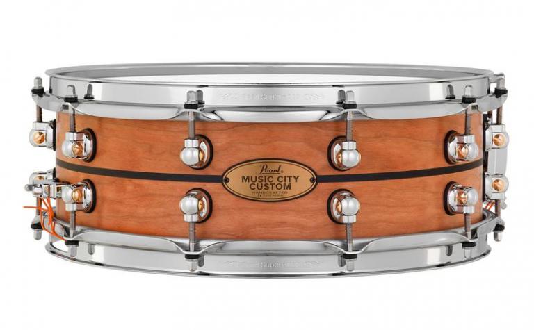 14"x5" Solid Cherry w/Ebony Single Inlay