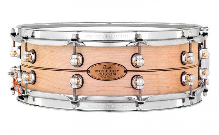 14"x5" Solid Maple w/Boxwood-Rose Single Inlay