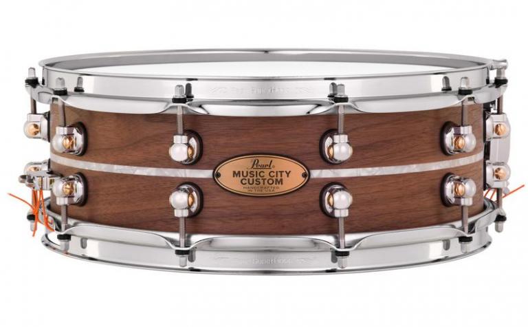 14"x5" Solid Walnut w/Nicotine Marine Single Inlay
