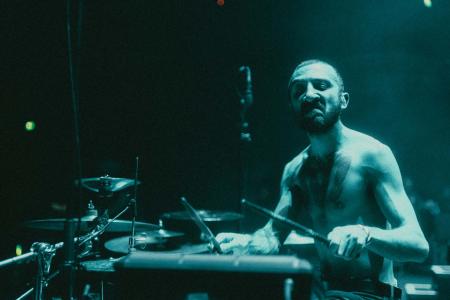 Adam Janzi - Pearl Drums - Photo by Theodore Swaddling