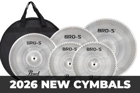 Pearl Drums BRD-S Low Volume Practice Cymbals BRDS