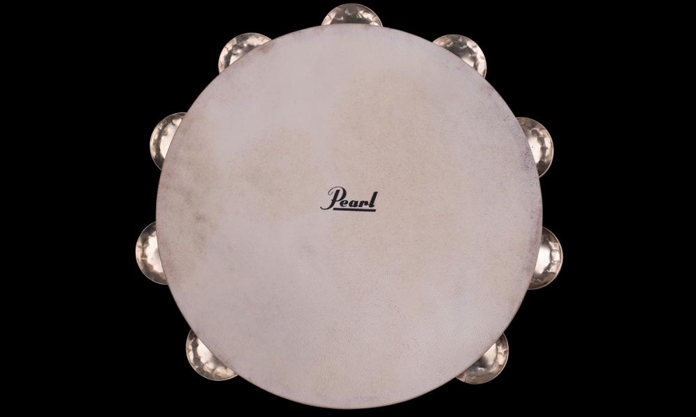 Pearl Orchestral Tambourine German Silver PETM1018GS 