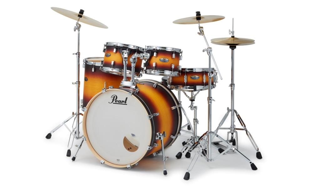 DMP925SPC Decade Maple Series 225 Classic Satin Amburst +HWP830 +Solar Cymbals +D-730