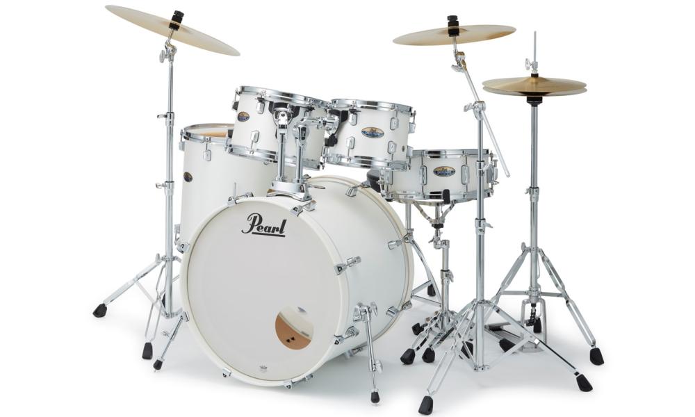 DMP925SPC Decade Maple Series 229 White Satin Pearl +HWP830 +Solar Cymbals +D-790