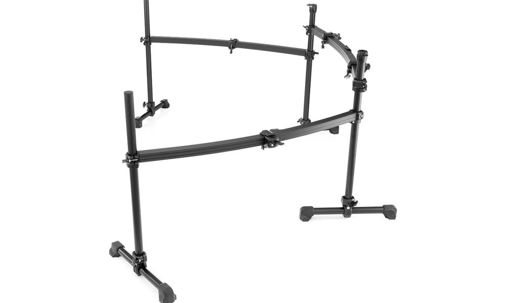 DR513C/B ICON 3-Sided Curved Drum Rack Black