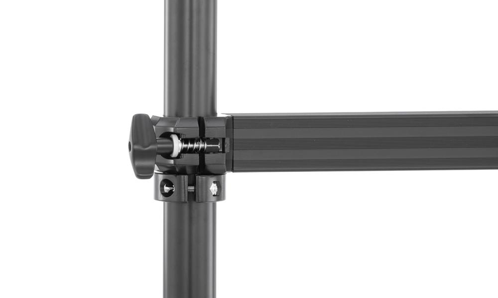 DR513C/B ICON 3-Sided Curved Drum Rack Black