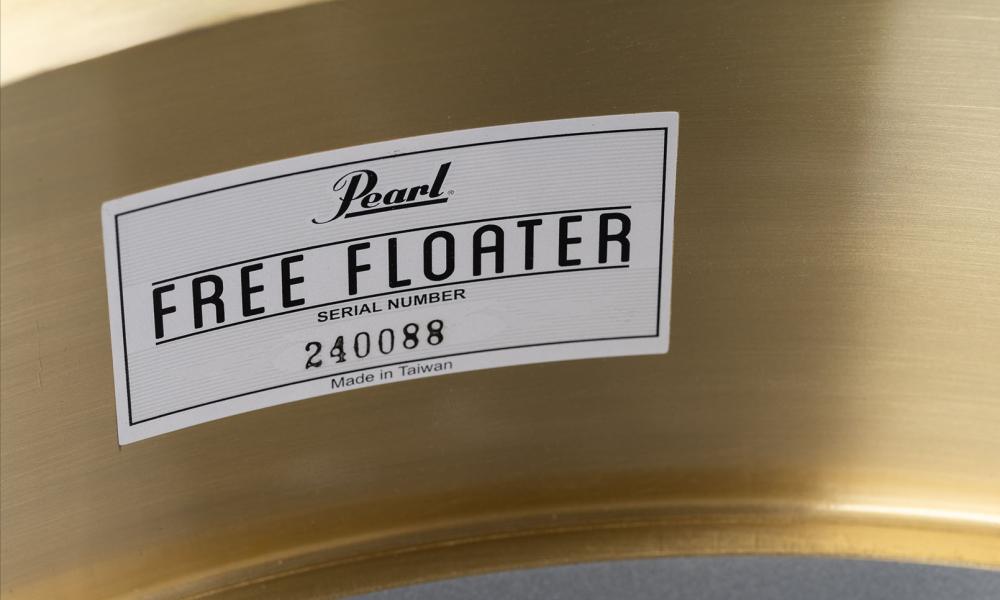 Free Floating 14"x5" Brass Snare Drum