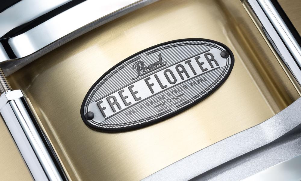 Free Floating 14"x5" Brass Snare Drum