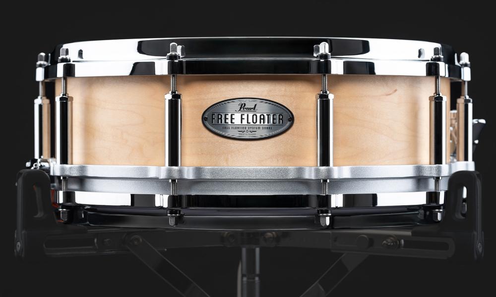 FTMM1450 Free Floater 14x5.0 Maple Snare Drum 321 Satin Maple
